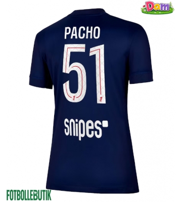 Paris Saint-Germain Willian Pacho #51 Hemmatröja Kvinnor 2025-26 Kortärmad